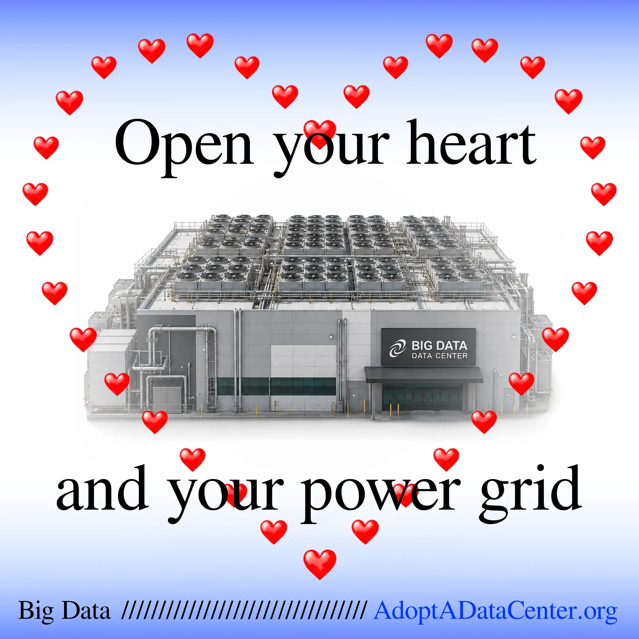 Open your heart and your power grid